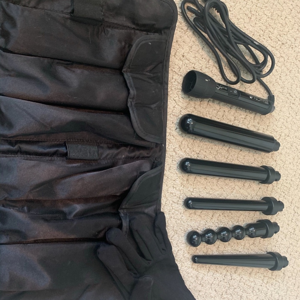 Nume Lustrum Tourmaline Ceramic Curling Wand Set